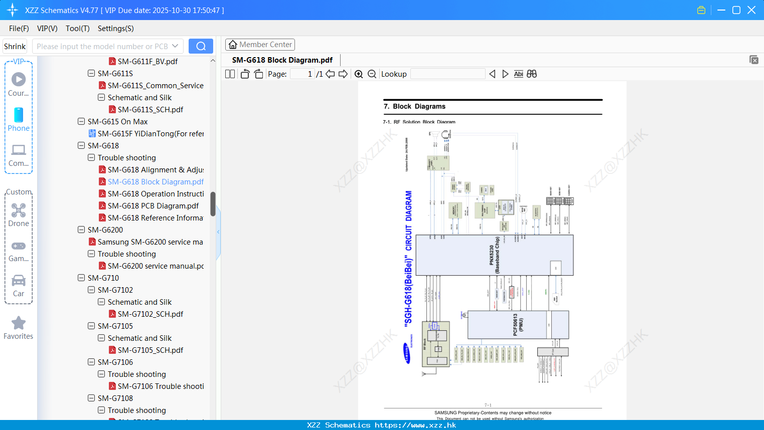 Samsung SM-G618 Block Diagram